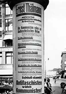 Campaigns: KPD election poster, 1932