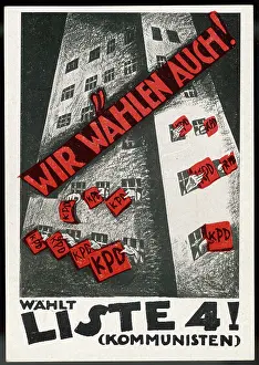 Inviting: KPD POSTER 1924