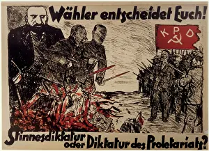 Communists: KPD POSTER/MID 1920'S