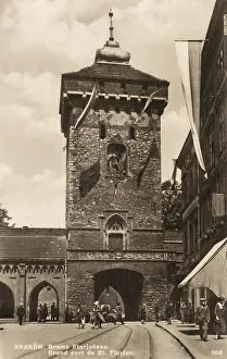 Cracow: Krakow, Poland - St Florian Gate
