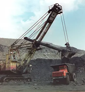 Digger: Krasnogorsk open cast mine, 1984