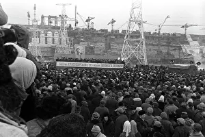 Divnogorsk: Krasnoyarsk Dam under construction
