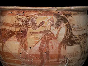 Krater: Krater, Larnaca District Museum, Larnaca, Cyprus