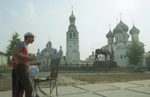 Belltower: Kremlin Square in Vologda, 1992