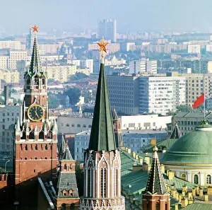 Spasskaya: Kremlin towers, 1977