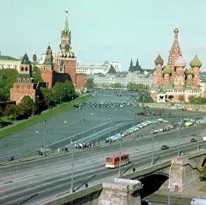 Moskvoretsky: The Kremlin Wall and St. Basil's Cathedral, 1987