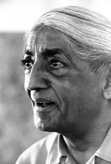 Krishnamurti: Krishnamurti, writer and lecturer, 1960s. ?