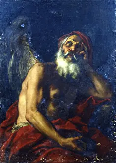 Saturn: Kronos (Chronos) one of the Greek Titans, father