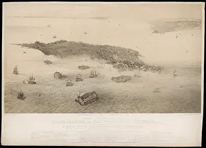 Grosvenor Prints: KRONSTADT BIRD'S EYE