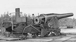 Essen: Krupp 71-ton gun of 1881. Krupp of Essen was