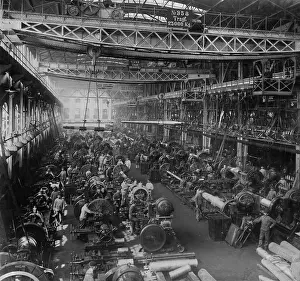 Buildup: Krupp cannon manufacturing in Essen, Germany. ?