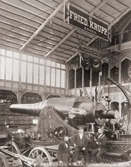 Stimulated: Krupp exhibit of a large steel breech loading ?
