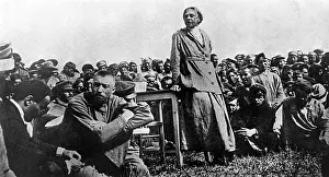 Promising: KRUPSKAYA AT THE FRONT