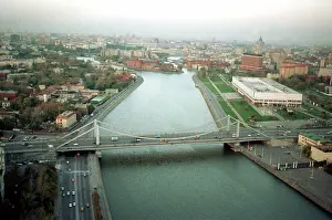 Krymsky: Krymsky Bridge in Moscow, 1988