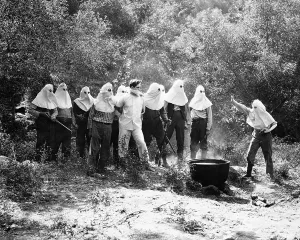 Tarred: Ku Klux Klan Posse with Prisoner About to Be Tarred