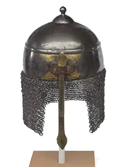 The National Army Museum: Kulah Khud, Persian style helmet