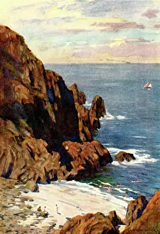 Inlet: The Kullen Rocks, Molle, on the Kattegatt, Sweden