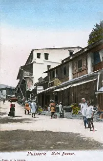 Uttarakhand: Kulri Bazaar, Mussoorie, Uttarakhand, India
