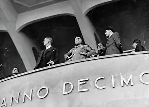 Schuschnigg: Kurt Schuschnigg and Benito Mussolini