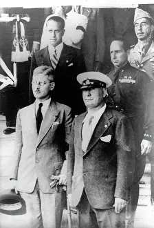 Schuschnigg: Kurt Schuschnigg and Benito Mussolini
