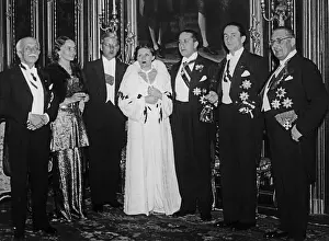 Schuschnigg: Kurt Schuschnigg receives Count and Countess Ciano