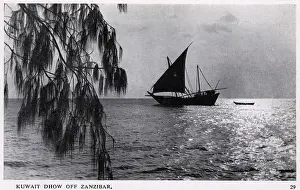 Kuwait: Kuwait dhow off Zanzibar, Tanzania