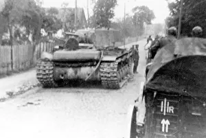 Knocked: KV-1 heavy tank