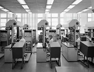 Wrapped: Kvant telephone exchange, 1985