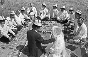 Morev: Kyrgyz wedding, 1984