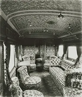 L & SWR lounge on Royal Train