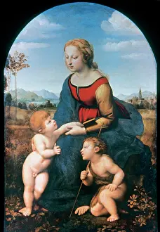 Urbino: La Belle Jardiniere, by Raphael