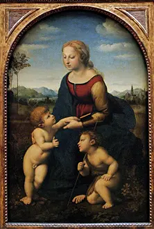Baptist: La Belle Jardiniere, by Raphael