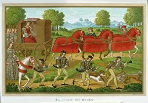 Chasse: La Chasse des Dames – Medieval scene