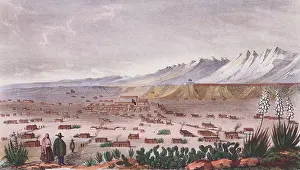Lcgr2001: LA CIUDAD DE SANTA FE, 1848. This view was