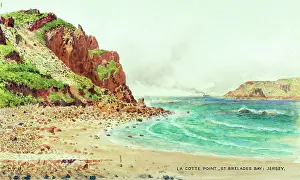 Cotte: La Cotte Point, St Brelade's Bay, Jersey, Channel Islands