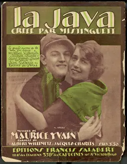 Mistinguett: LA JAVA MUSIC SHEET