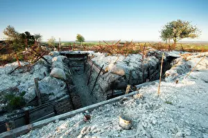 Massiges: La Main de Massiges - reconstructed trenches
