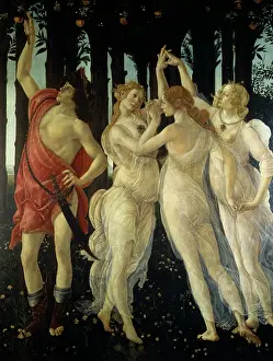 Botticelli: La Primavera ' Three Graces and Mercury