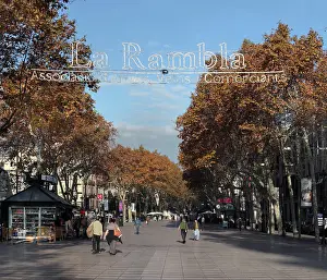 Rambla: La Rambla, Barcelona, Spain