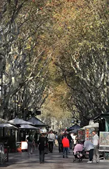 Rambla: La Rambla, Barcelona, Spain