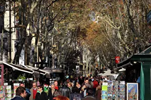 Rambla: La Rambla, Barcelona, Spain