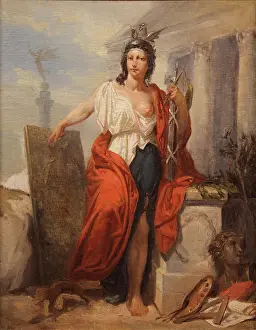 Juillet: La Republique, painting, Musee de l'Oise, Beauvais, France