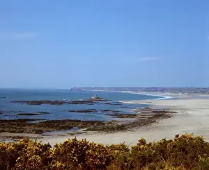 Ouen: La Rocco Tower, Saint Ouen's Bay, Jersey, Channel Islands