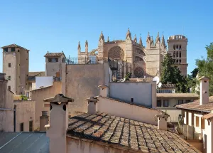 Buttress: La Seu cathedral, Palma de Mallorca, Mallorca, Balearic Isla