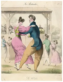Mockery: LA VALSE, - circa 1830