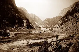 Hardanger: Laatefos Latefoss Valley, Hardanger, Norway