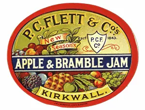 Bramble: Label design for Apple & Bramble Jam