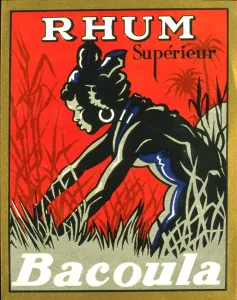 Rhum: Label design for Bacoula Rum