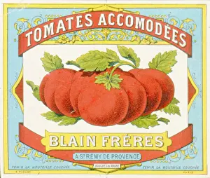 Tomatoes: Label design for bottled tomatoes