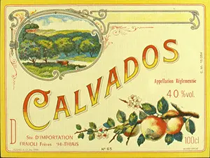 Calvados: Label design for Calvados apple brandy